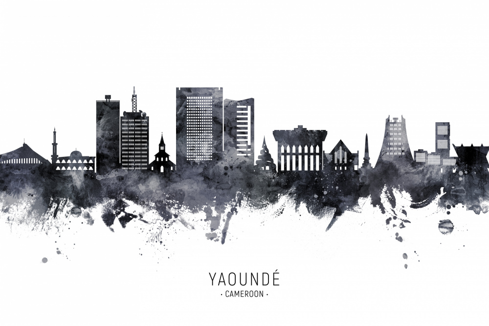 Skyline von Yaoundé,Kamerun from Michael Tompsett