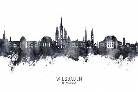 Wiesbaden Deutschland Skyline