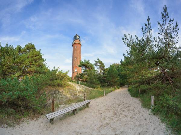 Leuchtturm Darßer Ort auf der Halbinsel Fischland-Darß-Zingst an der Ostsee from Michael Valjak