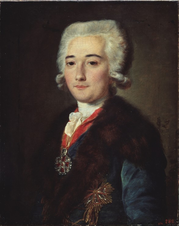 Portrait of Count Alexander Dmitriev-Mamonov, the Catherine II' favorite from Michail Schibanow