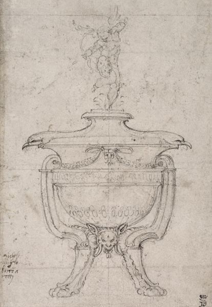 W.66 Decorative urn from Michelangelo (Buonarroti)