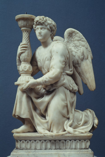 Angel Holding a Candelabra from Michelangelo (Buonarroti)