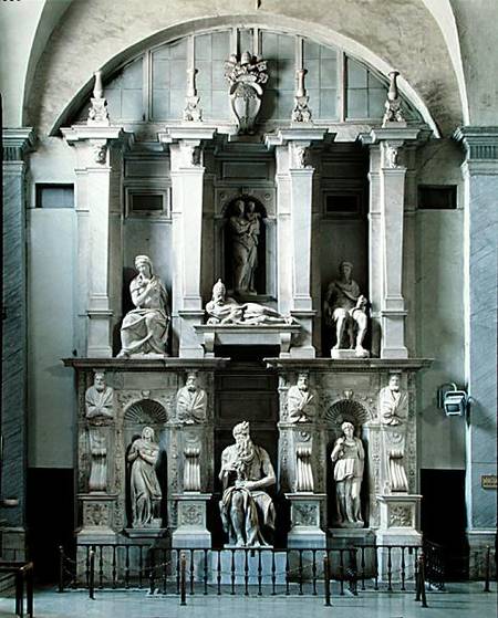 Tomb of Pope Julius II (1453-1513) from Michelangelo (Buonarroti)