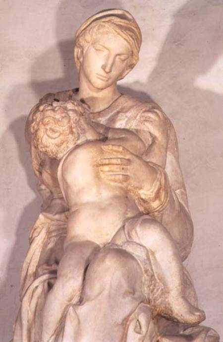 The Virgin and Child  (detail of 31544) from Michelangelo (Buonarroti)