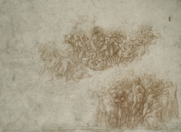 The Worship of the Brazen Serpent, c.1530 from Michelangelo (Buonarroti)
