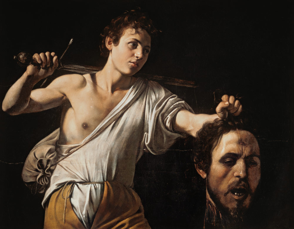David mit dem Haupt des Goliath from Michelangelo Caravaggio
