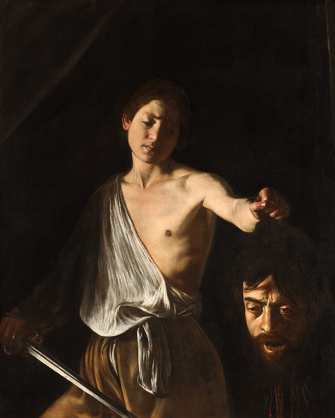 David mit dem Haupte Goliaths from Michelangelo Caravaggio