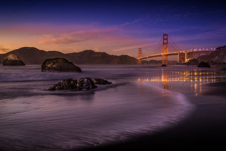 Golden Gate Bridge Fading Daylight from Mike Leske
