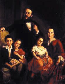 Bildnis einer vornehmen Familie from Mór Than