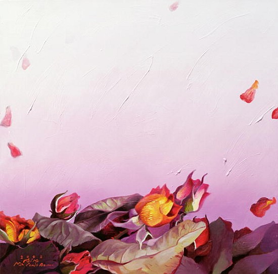 The Roses, 2002 (oil on canvas)  from Myung-Bo  Sim