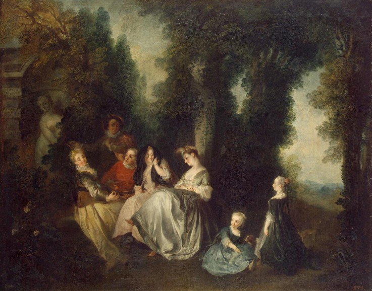 Party in the Garden from Nicolas Lancret