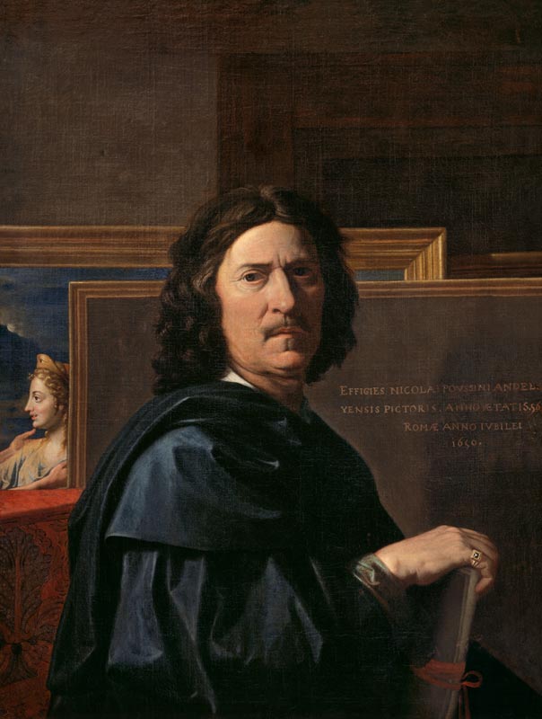 Selbstbildnis from Nicolas Poussin