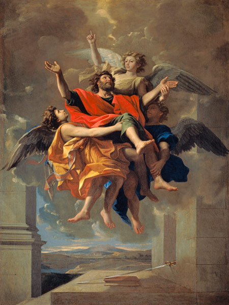 Die Verzückung des heiligen Paul from Nicolas Poussin