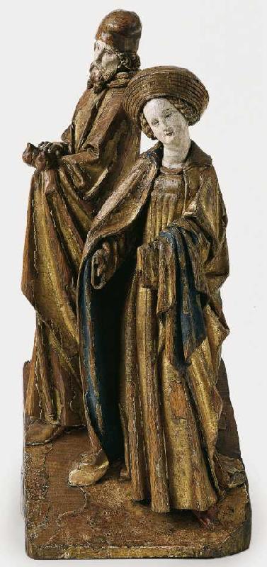 Maria und Josef, aus einer Darstellung im Tempel from Niederländisch