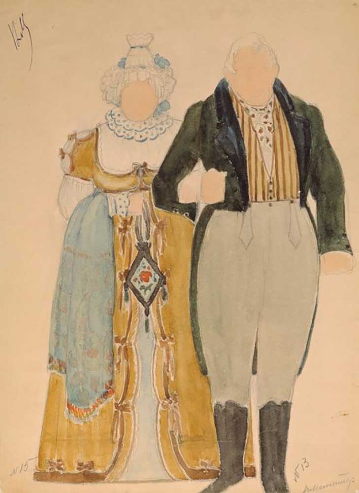 Kostümentwürfe from Nikolai Pavlovich Ulyanov