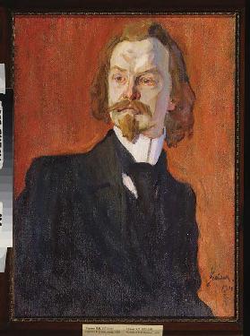 Porträt des Dichters Konstantin Balmont (1867-1942)