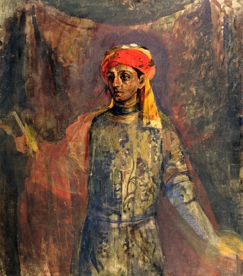 Portrait of Mikhail Kuzmin, 1911-12 from Nikolaj Nikolaevic Sapunov
