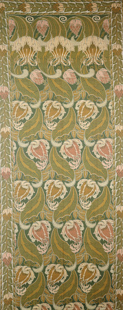 An Arts And Crafts Curtain Design Attributed To Silver Studios from 