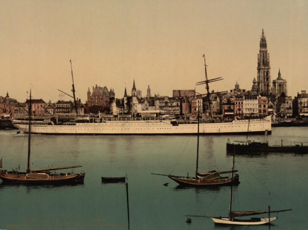 Antwerpen, Hafen, Dampfer Preussen from 