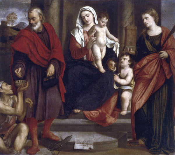 Bonifazio Veronese, Madonna dei Sartori from 