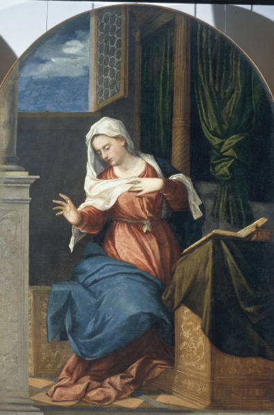 Bonifazio Veronese, Maria der Verkuend. from 