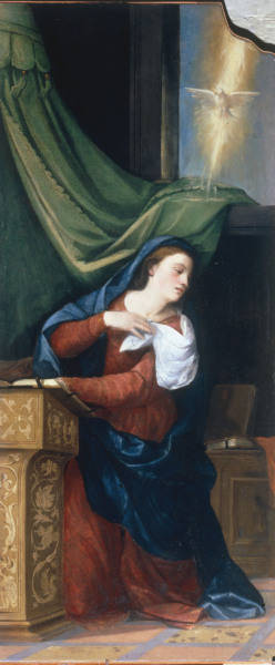 Bonifazio Veronese, Maria der Verkuend. from 