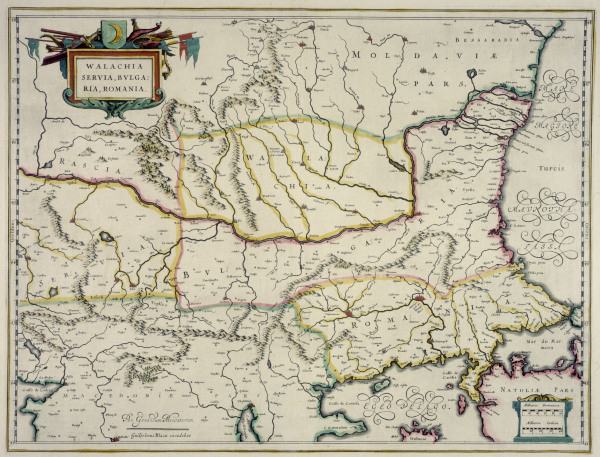 Bulgaria , Map from 