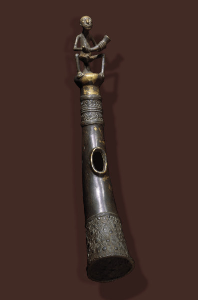 Horn, Bamum, Cameroon / Bronze from 