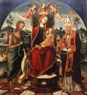 J.Permeniates, Maria mit Kind u.Heiligen