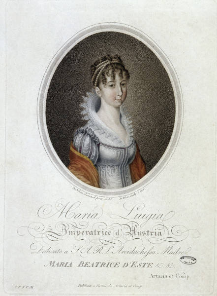 Kaiserin Maria Ludovica / nach Guerard from 