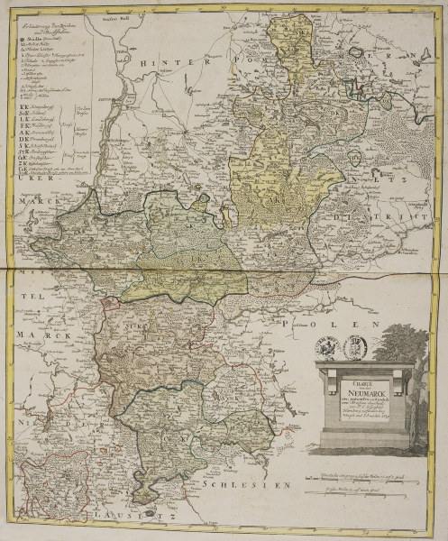 Landkarte der Neumark 1789 from 