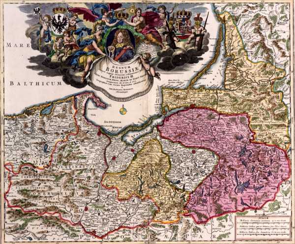 Landkarte von Preußen from 