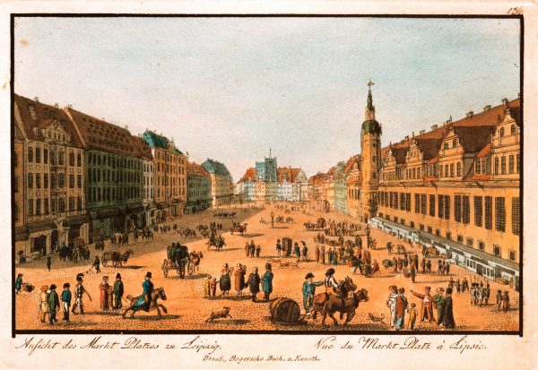 Leipzig, Markt from 
