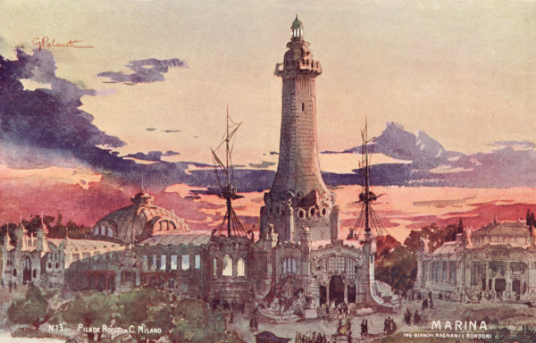 Mailand, Weltausstellung 1906, Postkarte from 