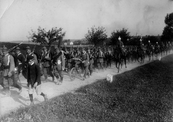 Marschierende Infanteristen/Haeckel 1913 from 