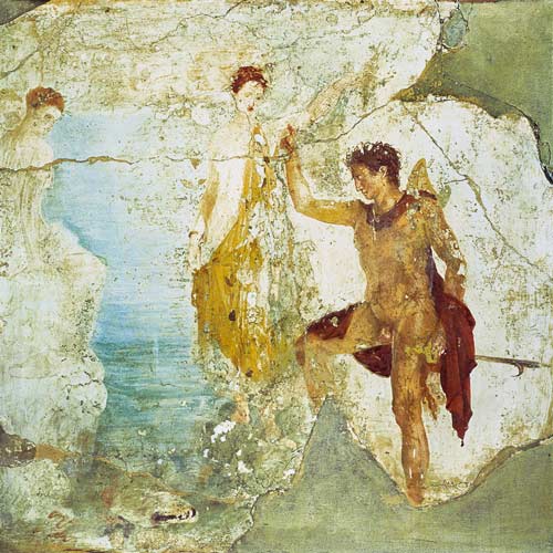 Perseus befreit Andromeda aus dem Haus der fünf Skelette from 