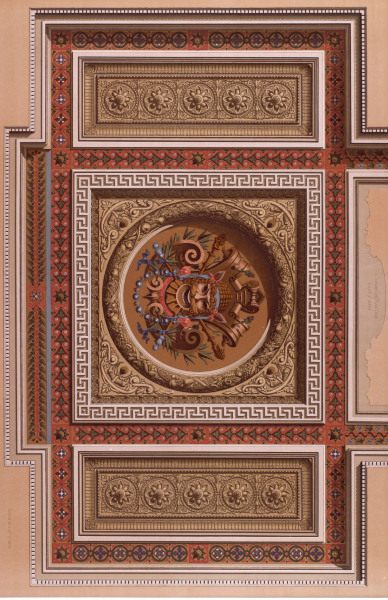 Paris,Opéra,Loggia,Detail der Decke from 