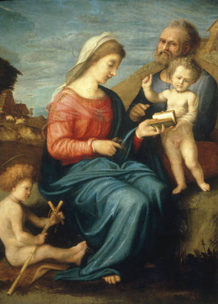 Piero di Cosimo, Heilige Familie from 