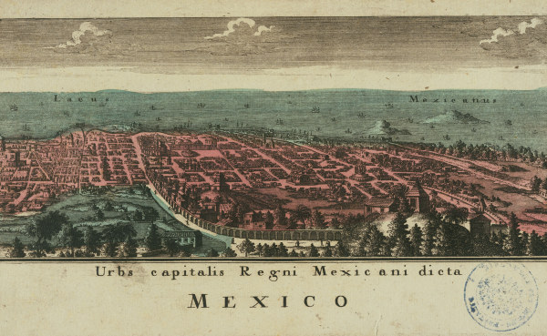 Plan der Stadt Mexico from 