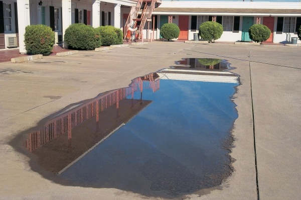 Reflection in pool of water (photo)  from 
