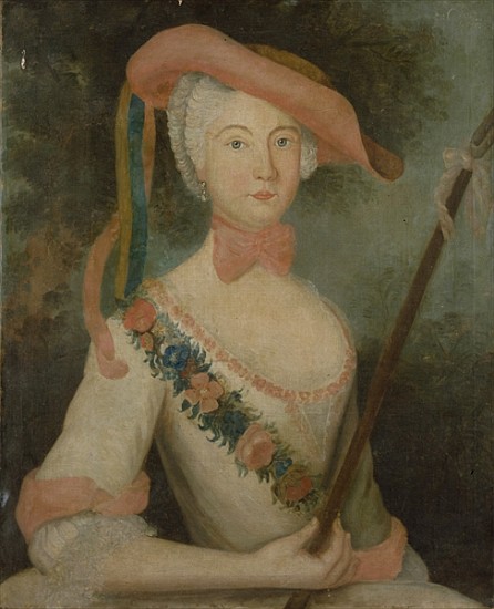 Self Portrait, c.1725-40 Elisabeth Christine of Brunswick-Bevern (1715-97) from 