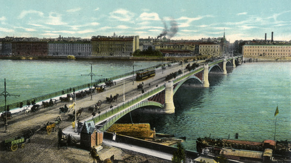 St.Petersburg, Litejny-Brücke from 