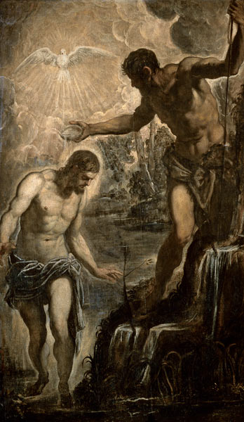Tintoretto, Taufe Christi from 