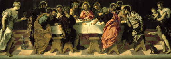 Tintoretto, Abendmahl (S.Marcuola) from 
