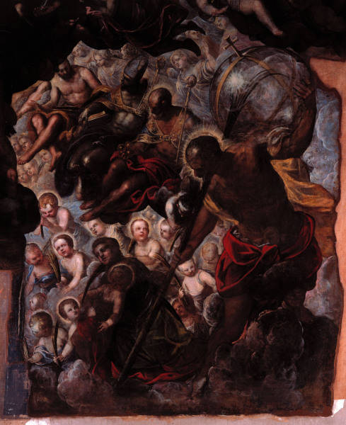 Tintoretto, Paradies, Ausschnitt from 