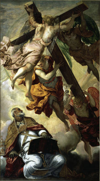 Tintoretto, Petrus erscheint das Kreuz from 