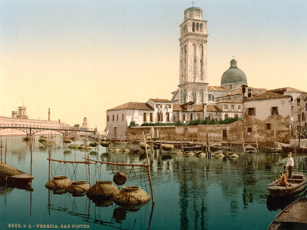 Venedig, S.Pietro di Castello, Photochrom from 