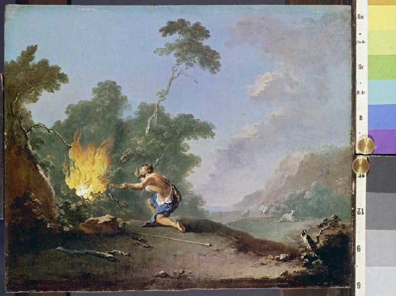 Moses vor dem brennenden Dornbusch from Norbert Grund