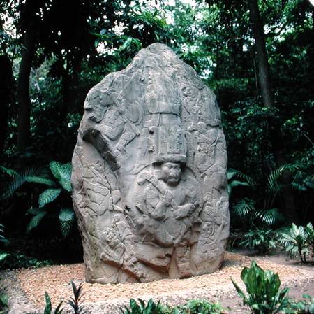 Stele 2, Pre-Classic Period from Olmec