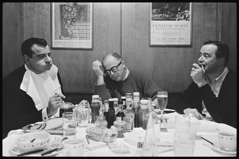 Walther Matthau, Billy Wilder and Jack Lemmon on the set of The Fortune Cookie from Orlando Suero